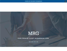 Tablet Screenshot of mrgpeople.com